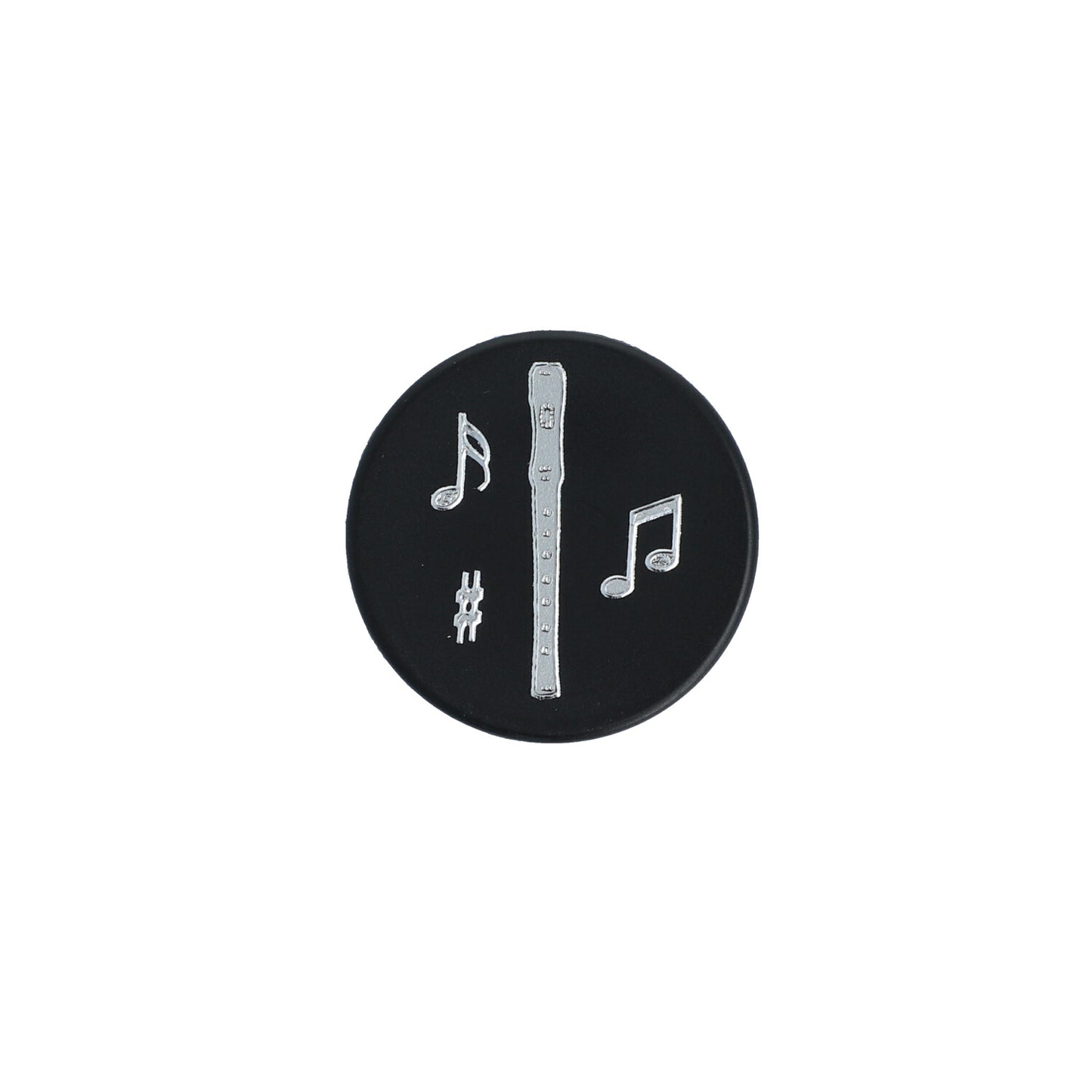 Magnets with silver instruments and notes (single)