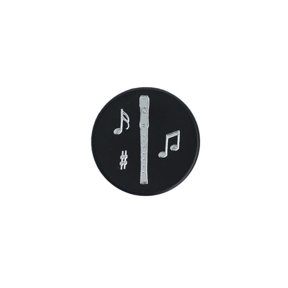 Magnets with silver instruments and notes (single)