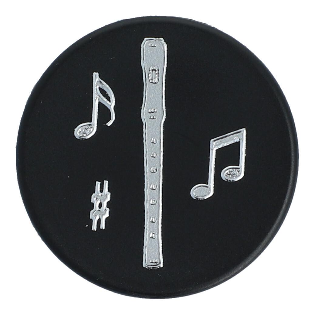 Magnets with silver instruments and notes (single)