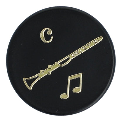 Magnete mit goldenen Instrumenten und Noten (einzeln)