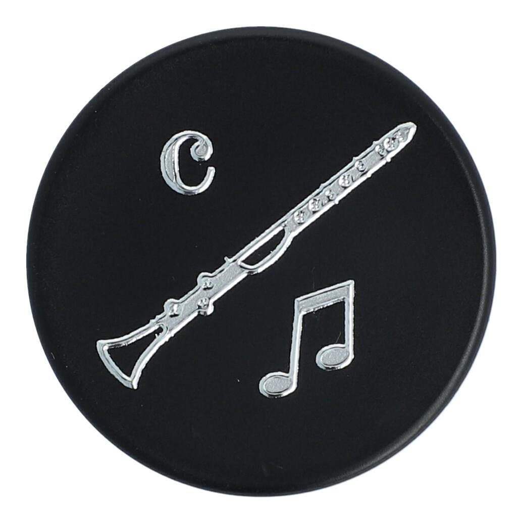 Magnets with silver instruments and notes (single)