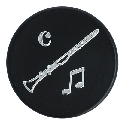 Magnets with silver instruments and notes (single)
