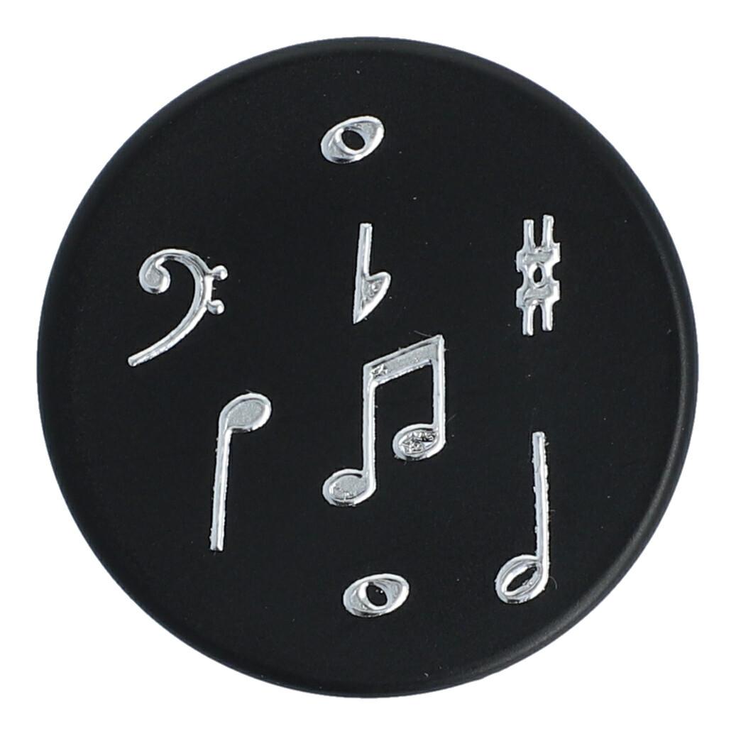 Magnets with silver instruments and notes (single)