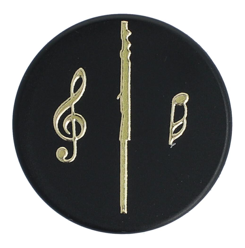 Magnete mit goldenen Instrumenten und Noten (einzeln)