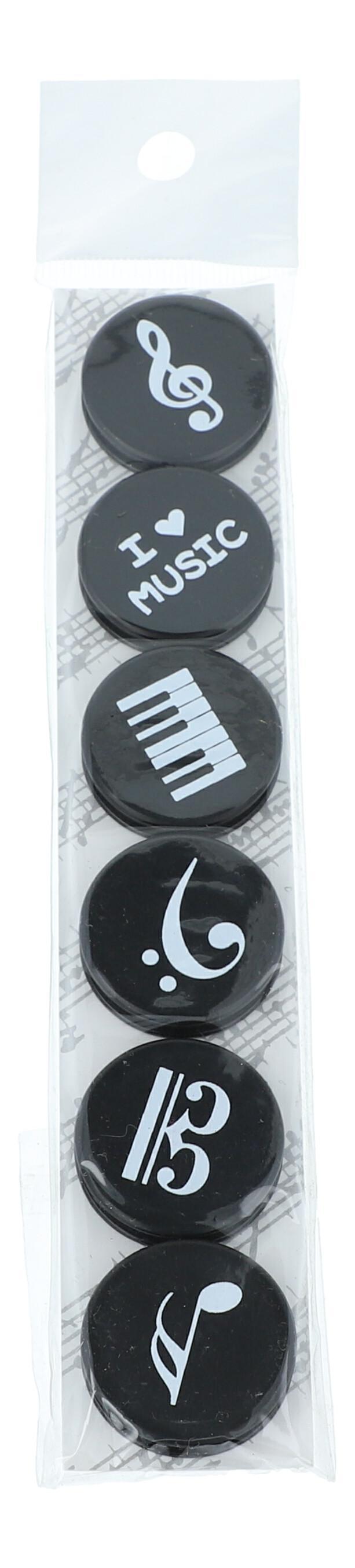 music motif magnet set