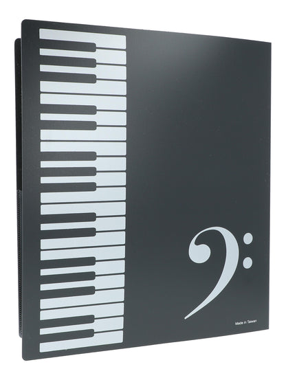 Ringbuchordner Keyboard und Violinschlüssel