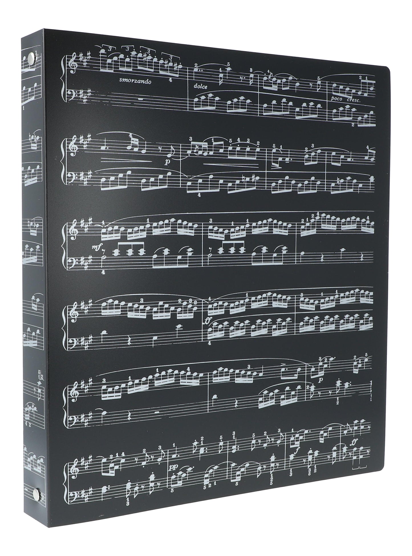 music line ring binder