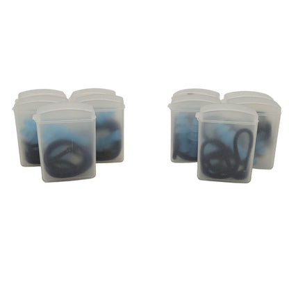 Pack of 10 reusable earplugs / hearing protection plugs, SNR 25.7 dB