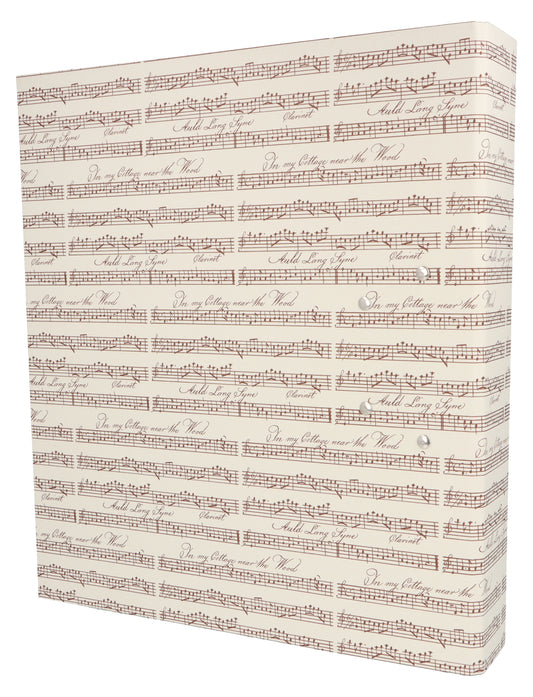 DIN A4-Ordner "In my Cottage" Creme/Braun