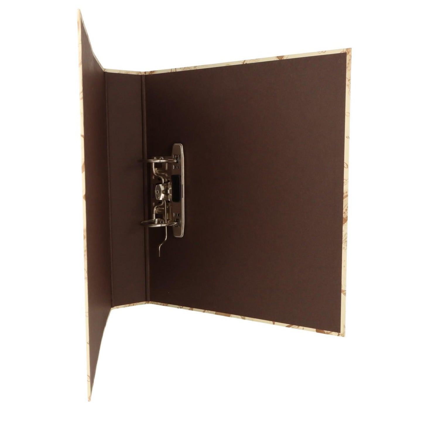 Ordner für DIN A4, beige mit goldenen Noten