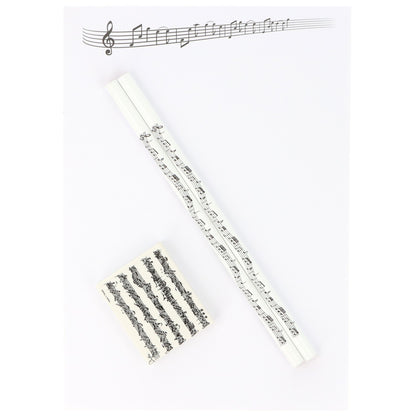 Schreibset mit Notizblock A5, Bleistiften und Radiergummi