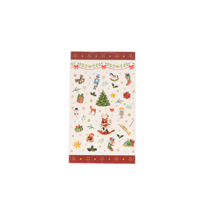 Streichhölzer Ornaments all over red