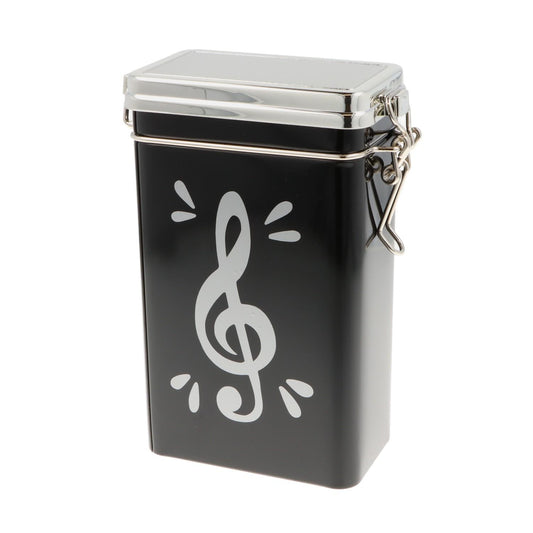 Kaffeedose mit verschiedenen musikalischen Motiven