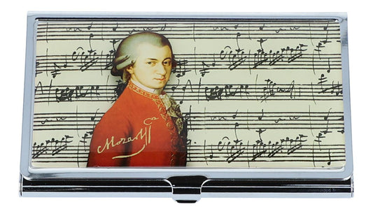 Wolfgang Amadeus Mozart business card case