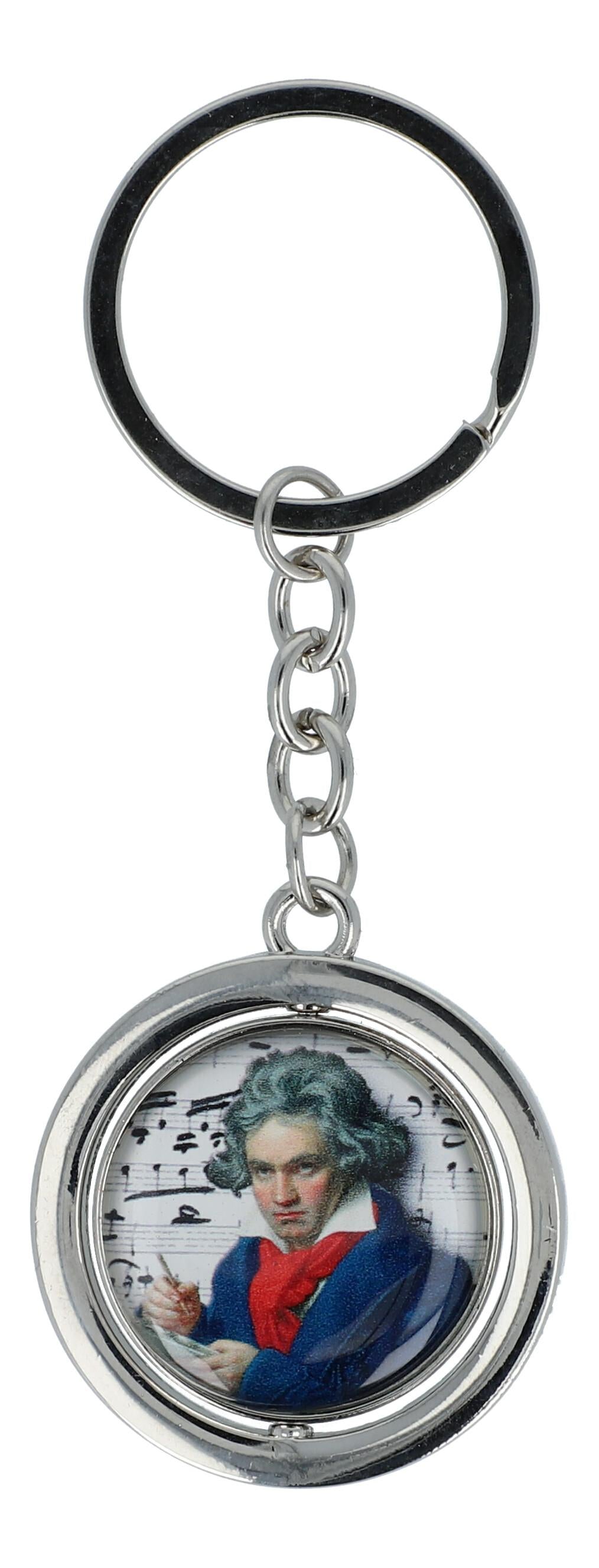 Keychain with portrait of Ludwig van Beethoven