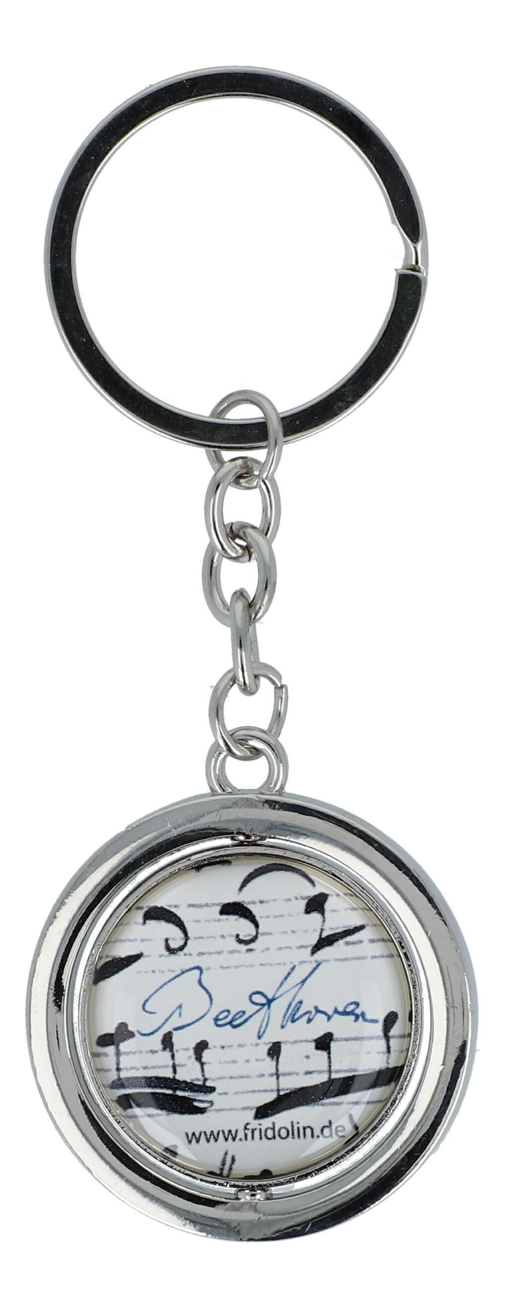 Keychain with portrait of Ludwig van Beethoven