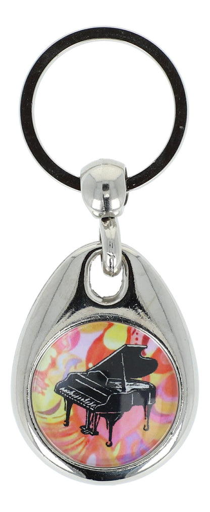 colorful keychains with instruments and musical motifs (double-sided)