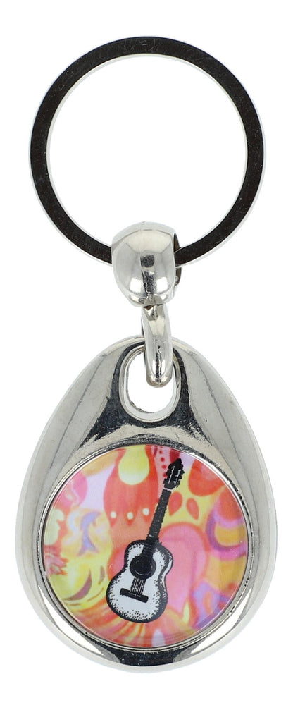 colorful keychains with instruments and musical motifs (double-sided)