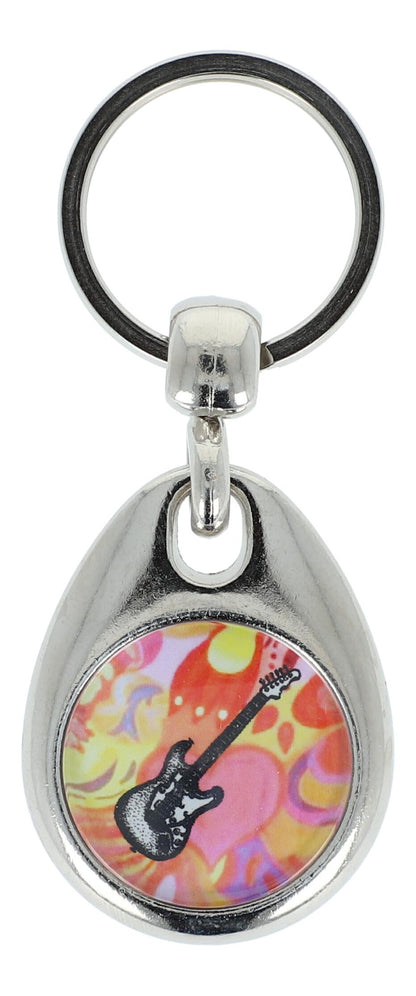 colorful keychains with instruments and musical motifs (double-sided)