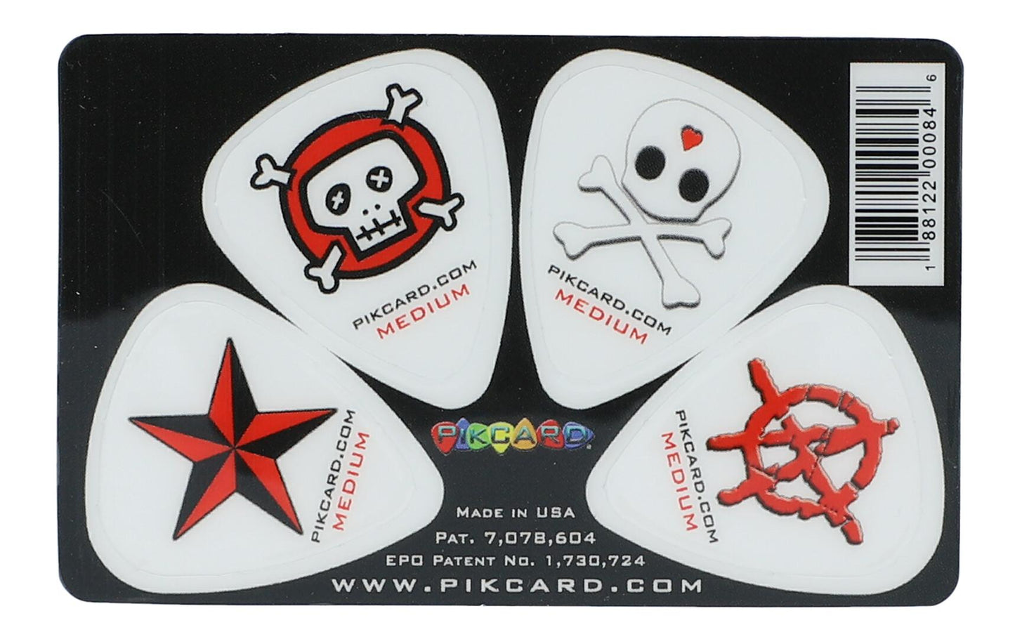 Plectrum card with 4 picks, Anarchy