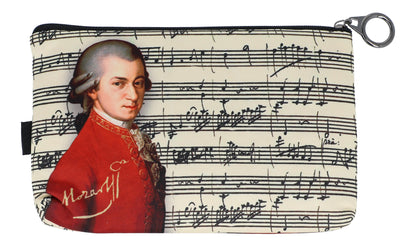 Cosmetic bags with composers Bach, Beethoven or Mozart