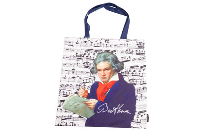 Shopping bag with composers Mozart or Beethoven