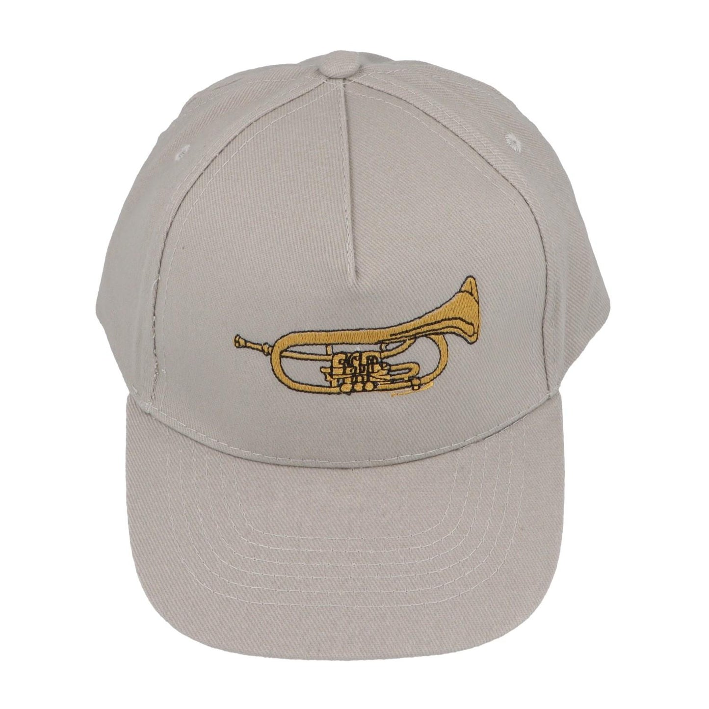 Baseball-Cap mit eingestickten Instrumenten, grau, Baumwolle