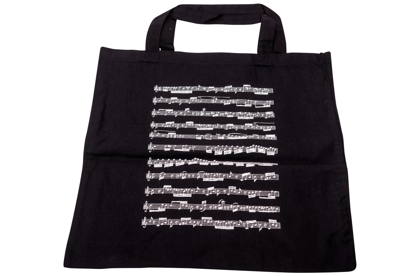 music line handle bag, black