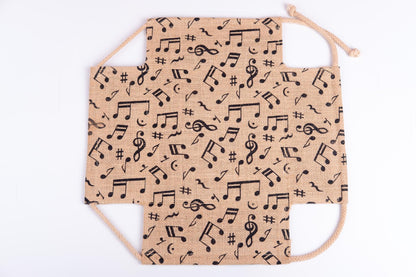 Jute-Box 20x20x7,5 cm