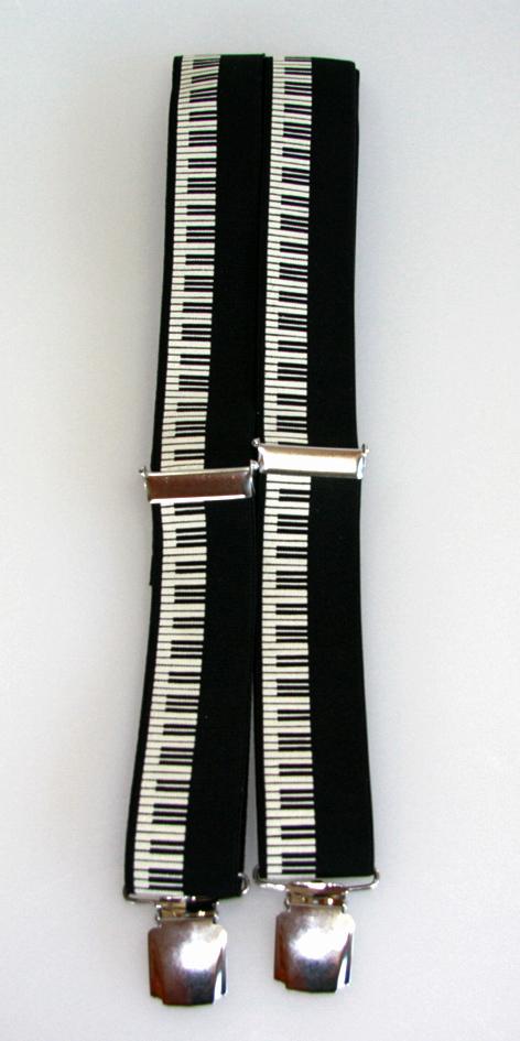 Keyboard suspenders, keyboard, highly elastic