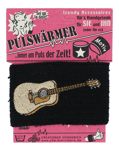 Sweatband with embroidered instruments