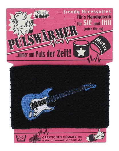 Sweatband with embroidered instruments