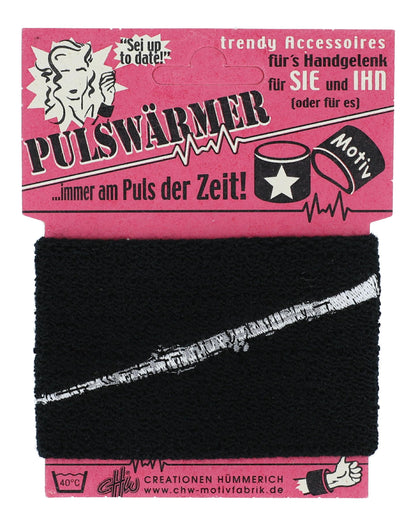 Sweatband with embroidered instruments