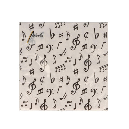 Napkins Music Notes