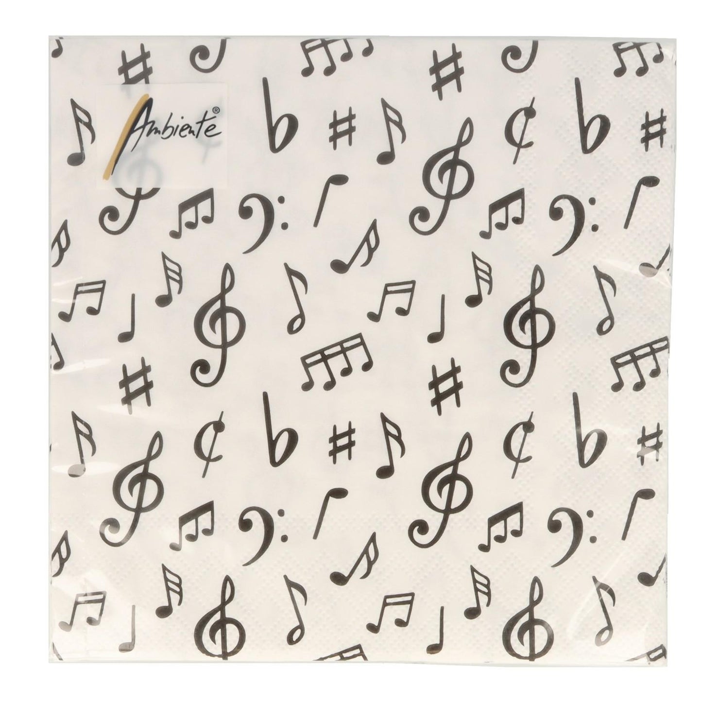 Napkins Music Notes