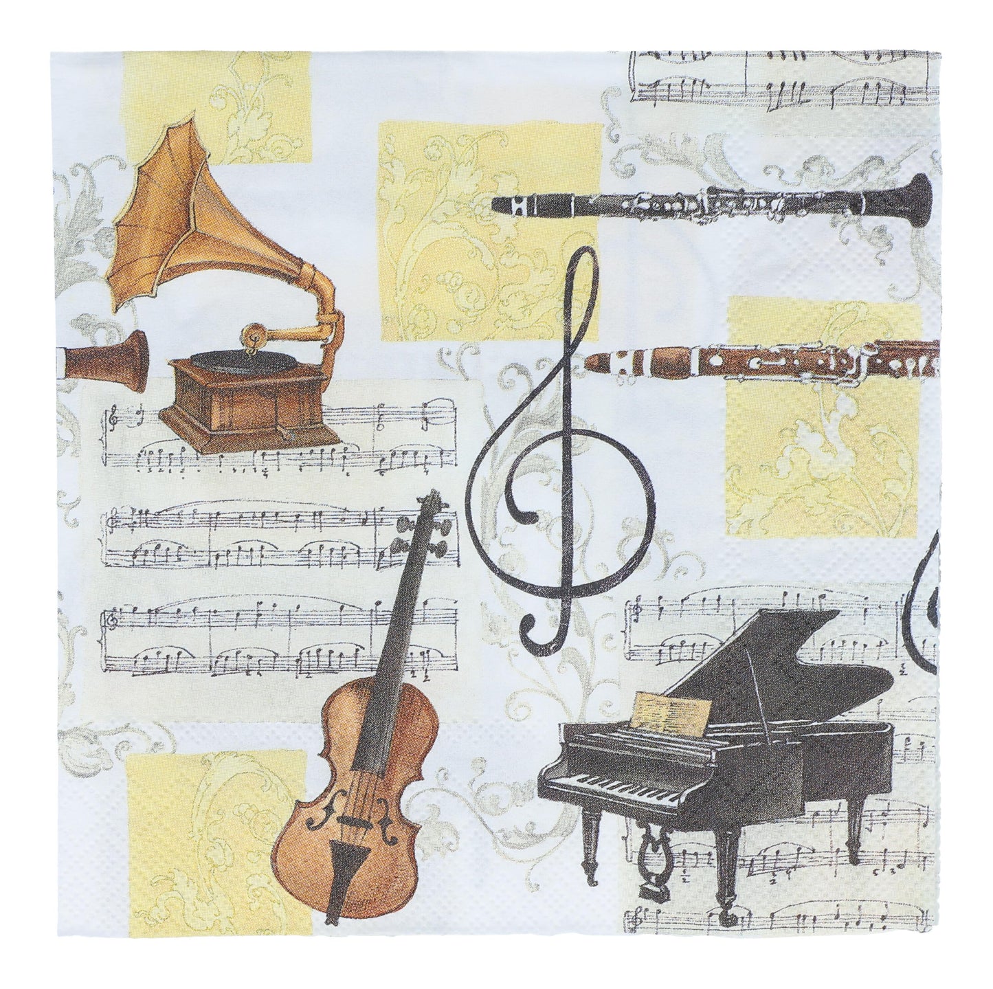 Napkins "Musica classica", classical music