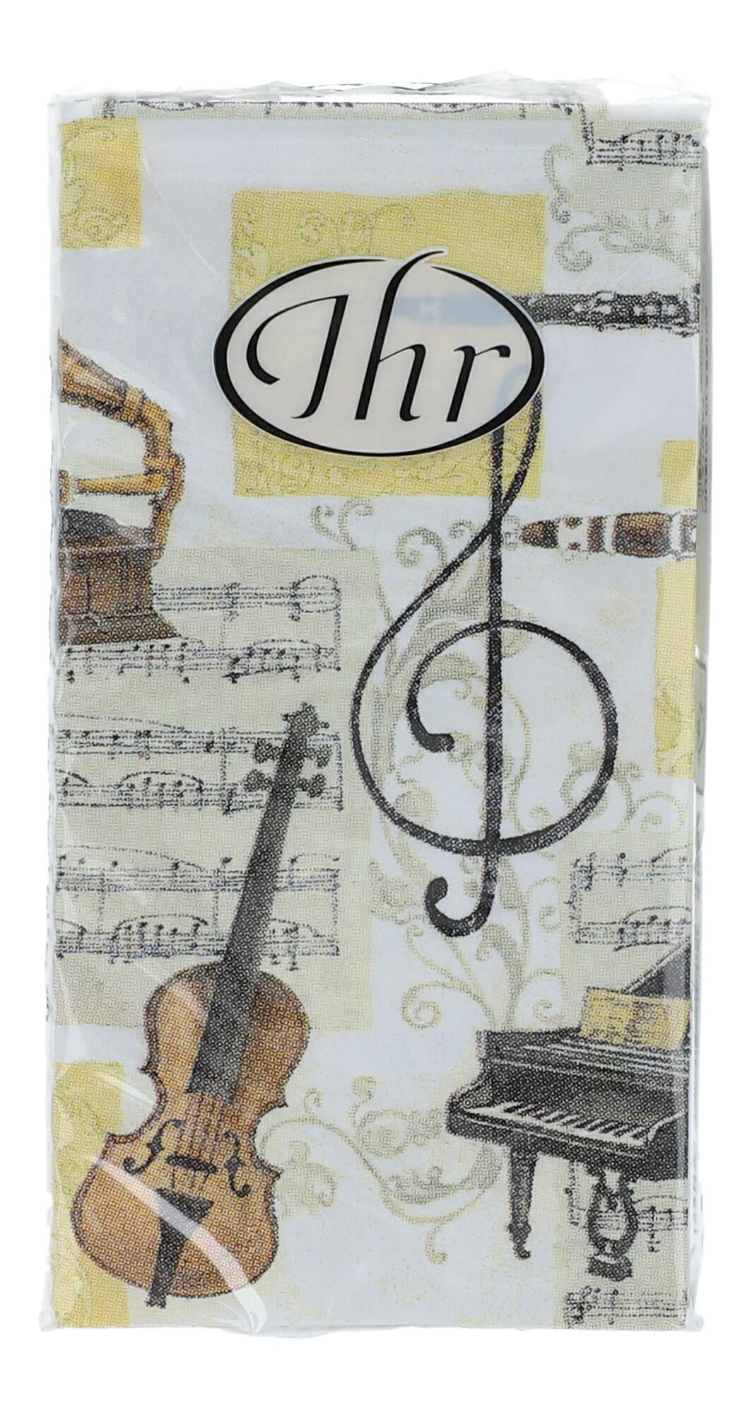 Paper handkerchiefs "Musica classica", classical music