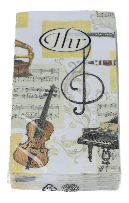 Paper handkerchiefs "Musica classica", classical music