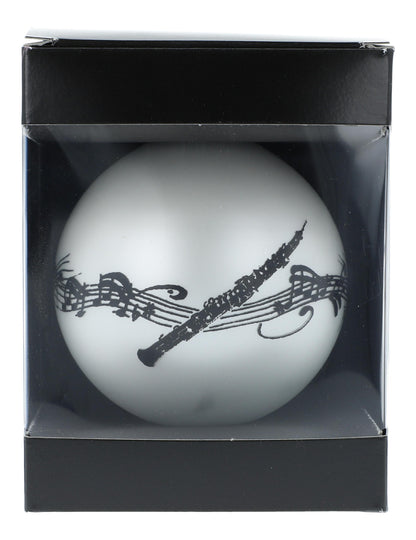 Music-themed Christmas balls (single) in the gift box