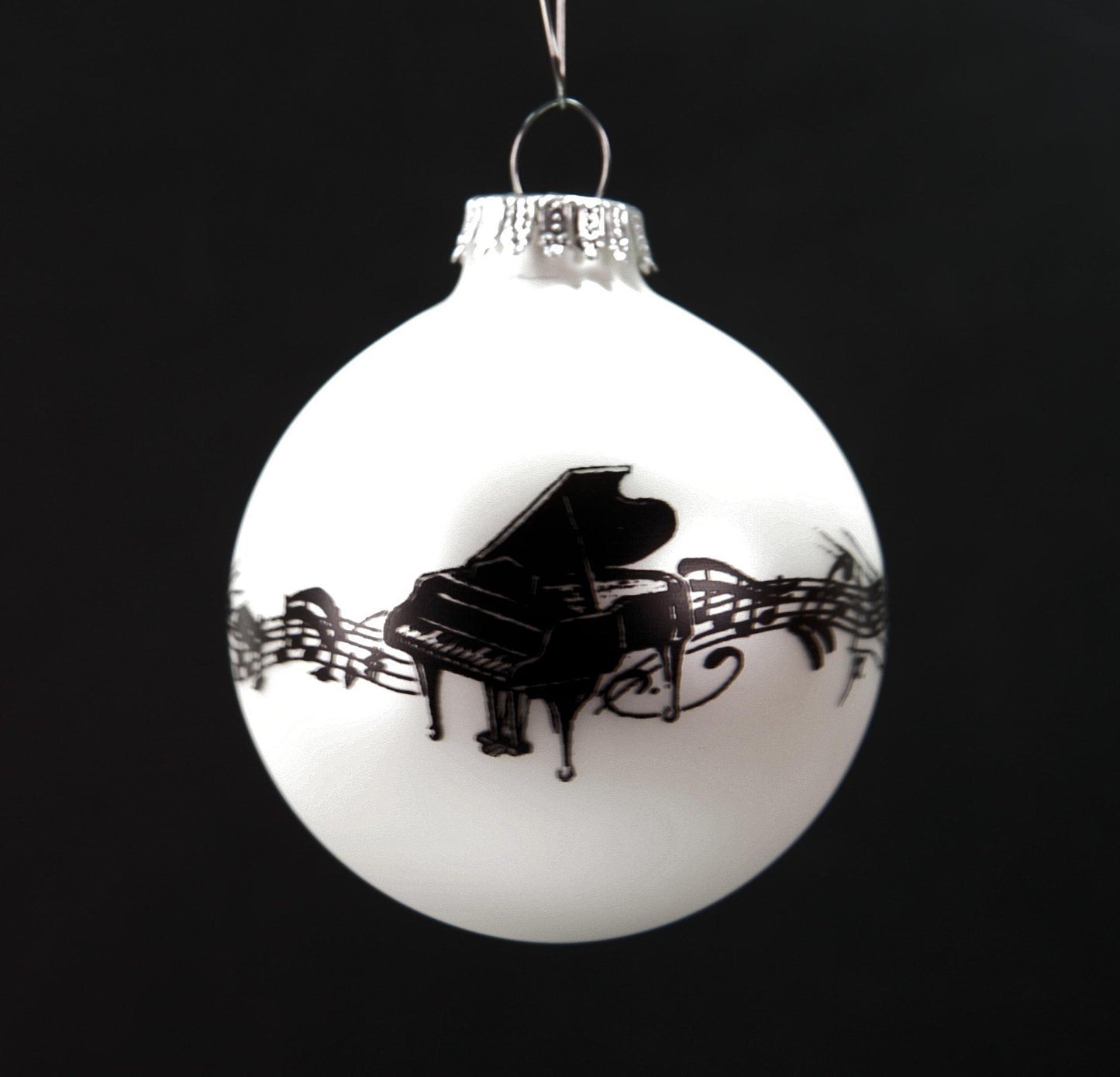 Music-themed Christmas balls (single) in the gift box