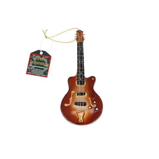 Glasornament Elektrogitarre, mundgeblasen und handekoriert