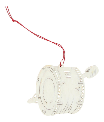 5er-Set Pappelholz-Anhänger