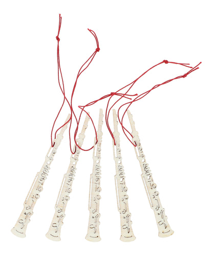 5er-Set Pappelholz-Anhänger