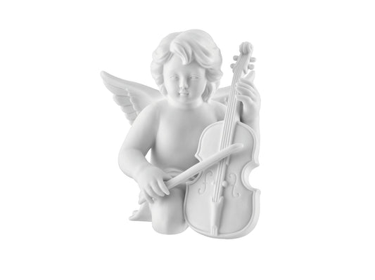 Engel mit Cello, aus Porzellan - Größe: 14 cm