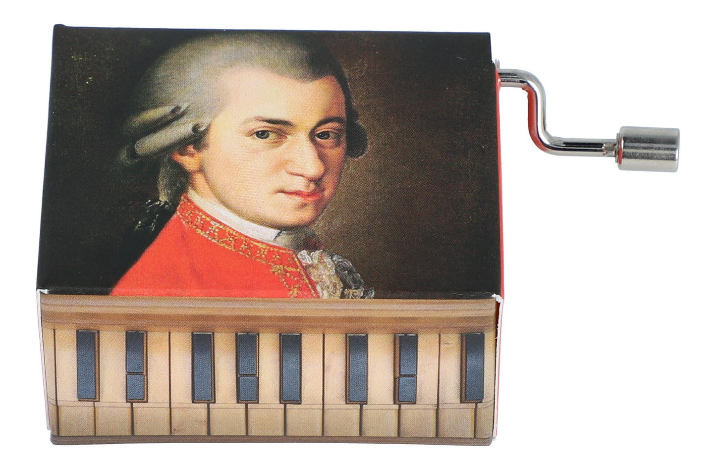 Music box with melody Kleine Nachtmusik, motif Mozart