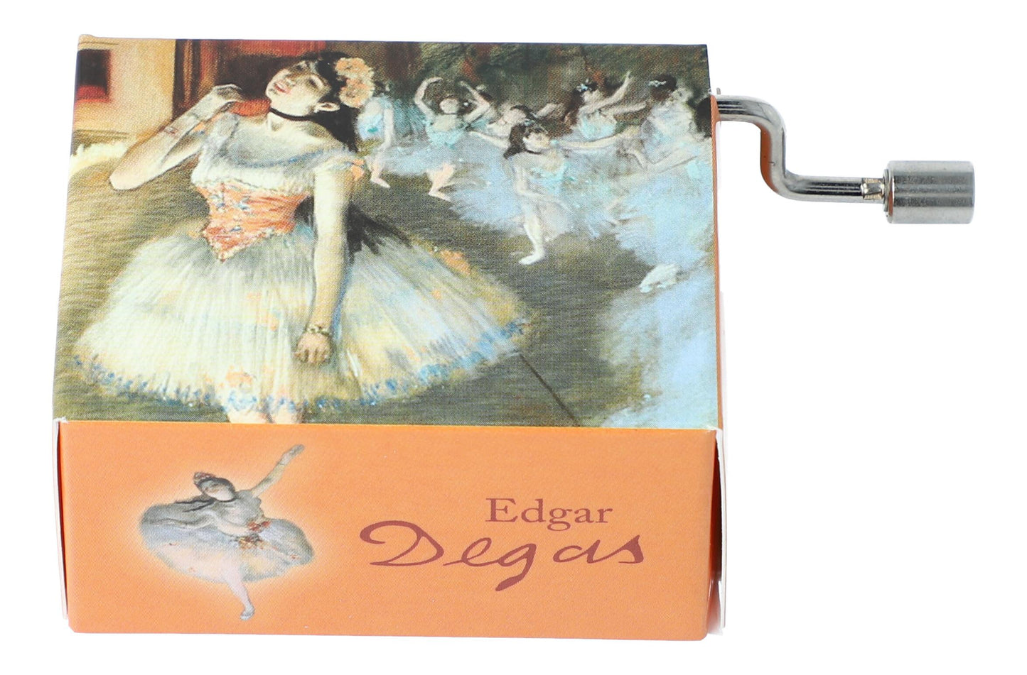 Music box with melody Flower Waltz, motif Edgar Degas Ballerinas