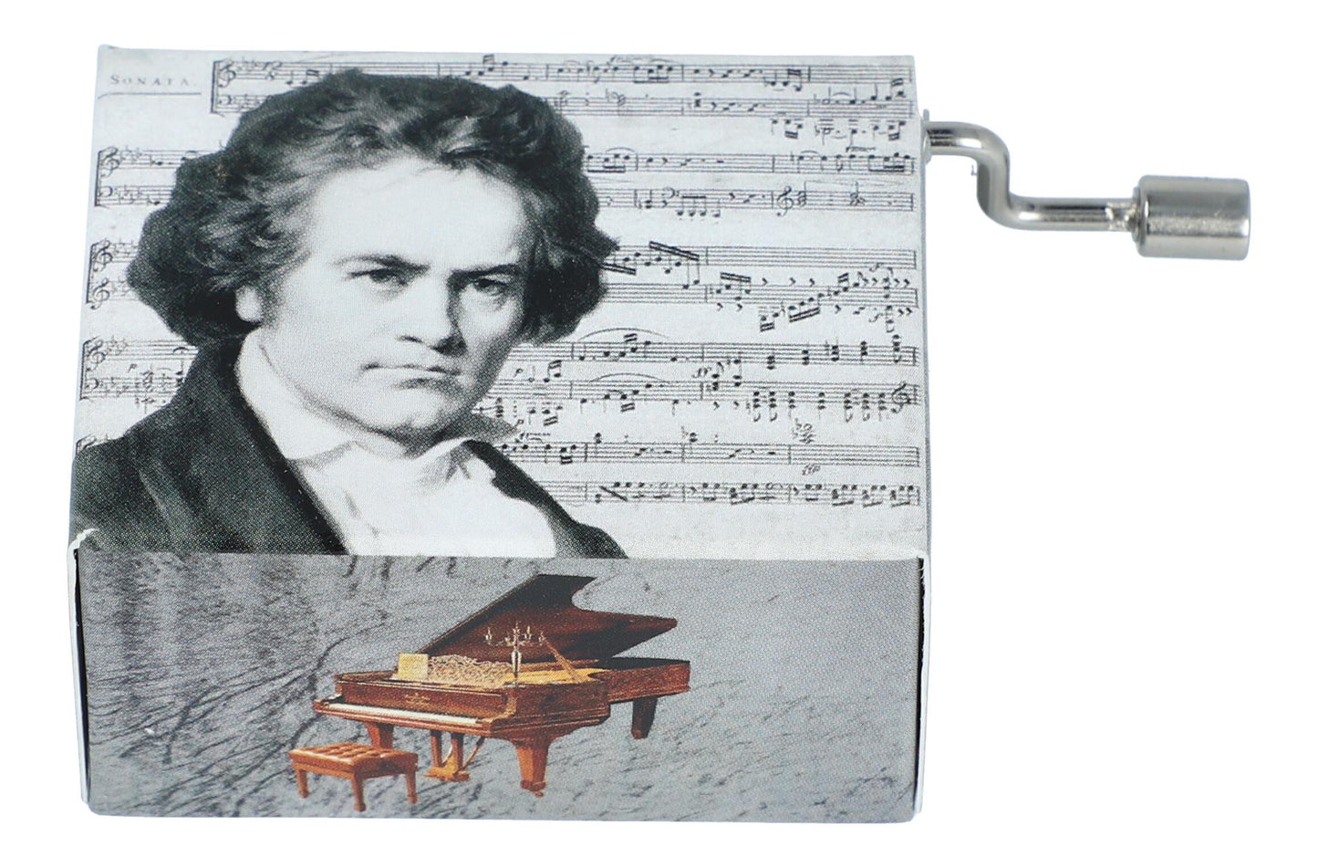 Music box with melody Song of Joy, motif Beethoven