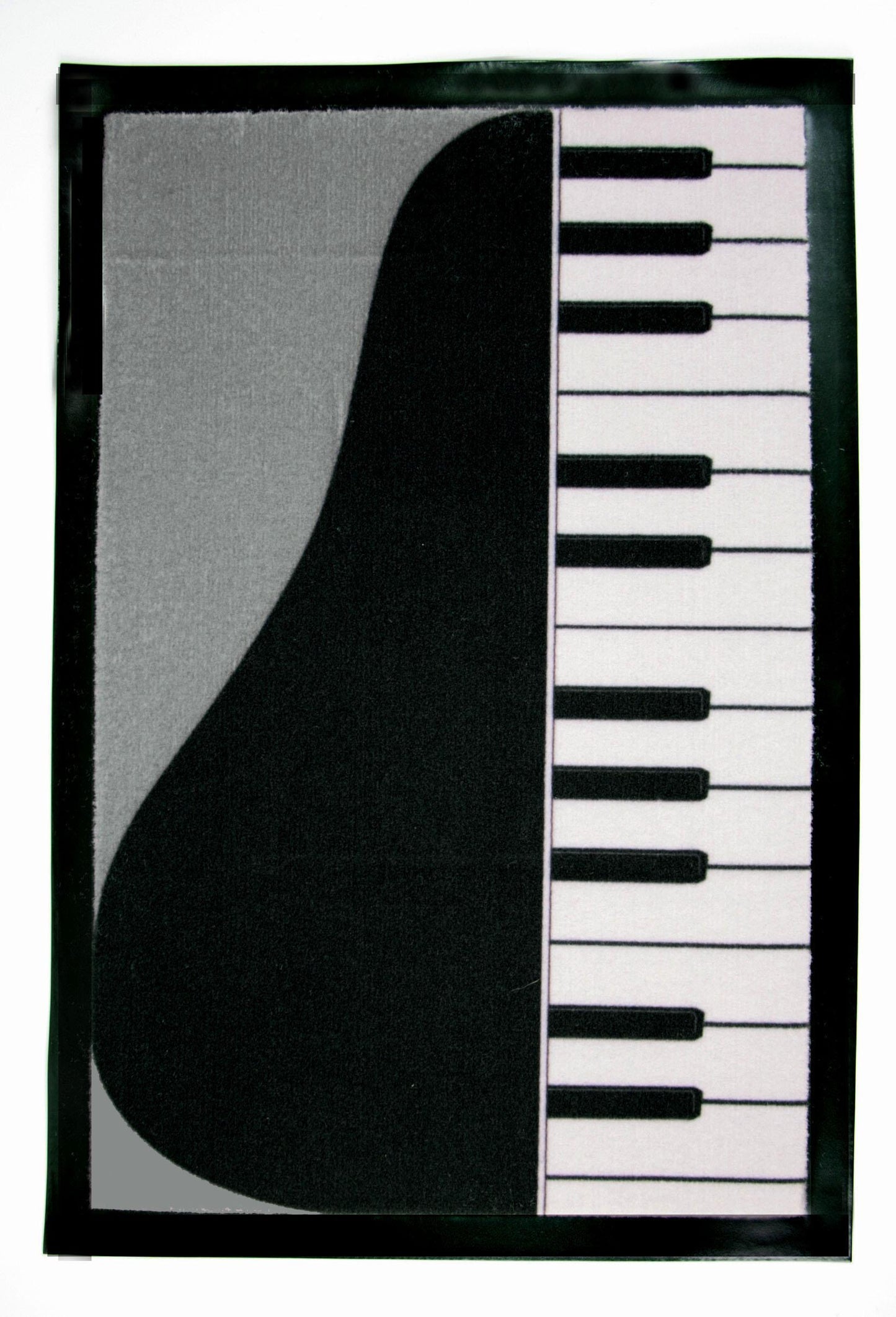 Doormat with musical note or piano print