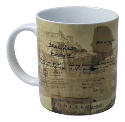 Mug with various composers' facsimiles