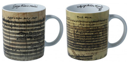 Mug with various composers' facsimiles